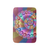 Mooie Regenboog Kleuren Abstracte Fractal Art Badmat (Voorkant Verticaal)