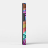 Mooie Regenboog Kleuren Abstracte Fractal Art Case-Mate iPhone Case (Achterkant / Rechts)