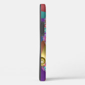Mooie Regenboog Kleuren Abstracte Fractal Art Case-Mate iPhone Case (Achterkant / Rechts)