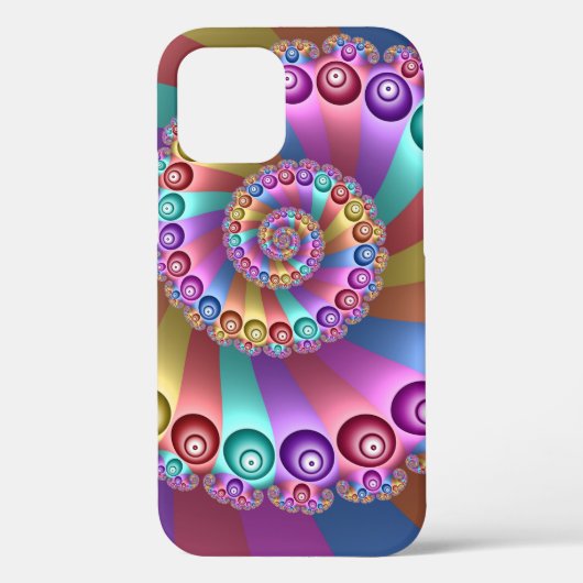 Mooie Regenboog Kleuren Abstracte Fractal Art Case-Mate iPhone Case (Achterkant)