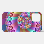 Mooie Regenboog Kleuren Abstracte Fractal Art Case-Mate iPhone Case (Achterkant (horizontaal))