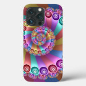 Mooie Regenboog Kleuren Abstracte Fractal Art Case-Mate iPhone Case (Achterkant)