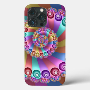 Mooie Regenboog Kleuren Abstracte Fractal Art Case-Mate iPhone Case