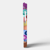 Mooie Regenboog Kleuren Abstracte Fractal Art Case-Mate iPhone Case (Achterkant / Links)