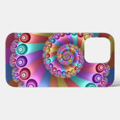 Mooie Regenboog Kleuren Abstracte Fractal Art Case-Mate iPhone Case (Achterkant (horizontaal))