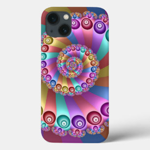 Mooie Regenboog Kleuren Abstracte Fractal Art Case-Mate iPhone Case