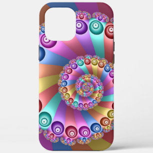 Mooie Regenboog Kleuren Abstracte Fractal Art Case-Mate iPhone Case