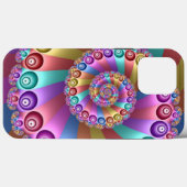 Mooie Regenboog Kleuren Abstracte Fractal Art Case-Mate iPhone Case (Achterkant (horizontaal))