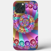 Mooie Regenboog Kleuren Abstracte Fractal Art Case-Mate iPhone Case (Achterkant)
