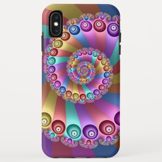 Mooie Regenboog Kleuren Abstracte Fractal Art Case-Mate iPhone Case (Achterkant)