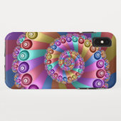 Mooie Regenboog Kleuren Abstracte Fractal Art Case-Mate iPhone Case (Achterkant (horizontaal))