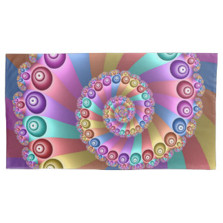 Mooie Regenboog Kleuren Abstracte Fractal Art Kussensloop