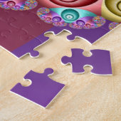 Mooie Regenboog Kleuren Abstracte Fractal Art Legpuzzel (Zijkant)