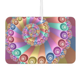 Mooie Regenboog Kleuren Abstracte Fractal Art Luchtverfrisser