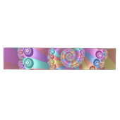 Mooie Regenboog Kleuren Abstracte Fractal Art Medium Tafelloper (Horizontaal)