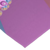 Mooie Regenboog Kleuren Abstracte Fractal Art Medium Tafelloper (Hoek)