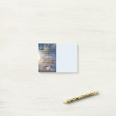 Mooie regenboog met gedicht notities post-it® notes (Op bureau)