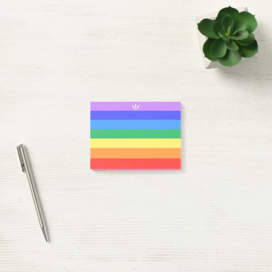 Mooie regenboog post-it® notes (Kantoor)