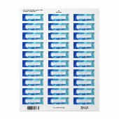 Mooie Regenboog Retouradreslabels Etiket (Full Sheet)