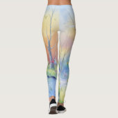 Mooie regenboog Scenary fit Leggings (Achterkant)
