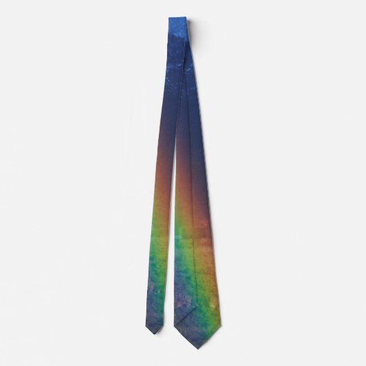 Mooie regenboogfoto stropdas (Achterkant)