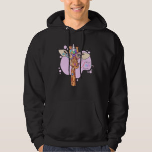 Mooie regenboogGiraffe Unicorn Hoodie