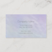 Mooie regenbooghemel minimaal elegant visitekaartje (Achterkant)