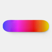Mooie regenboogkleuren persoonlijk skateboard (Horizontaal)