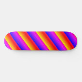 Mooie regenboogkleuren persoonlijk skateboard (Horizontaal)