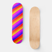 Mooie regenboogkleuren persoonlijk skateboard (Voorkant)