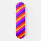 Mooie regenboogkleuren persoonlijk skateboard (Voorkant)