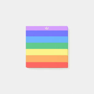 Mooie regenboogkleuren post-it® notes