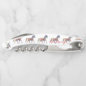 Mooie regenboogkleurpaard Thunder_Cove Kurkentrekker (Achterkant)