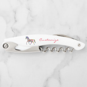 Mooie regenboogkleurpaard Thunder_Cove Kurkentrekker