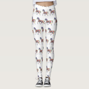 Mooie regenboogkleurpaard Thunder_Cove Leggings