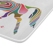 Mooie regenboogkleurpaard Thunder_Cove Snijplank (Hoek)