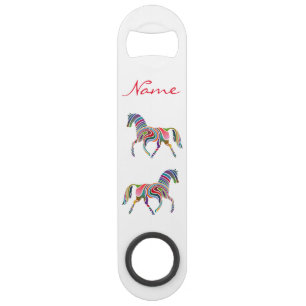 Mooie regenboogkleurpaard Thunder_Cove Speed Flessenopener