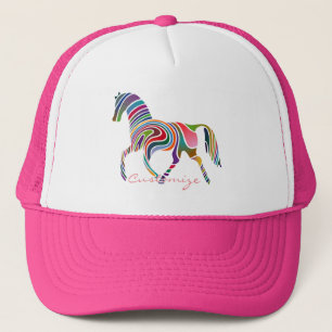 Mooie regenboogkleurpaard Thunder_Cove Trucker Pet