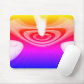 Mooie regenboogkomeet muismat (Met muis)