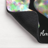 Mooie regenboogpaarden en -hart muismat (Hoek)