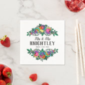 Mooie regenboogRozen Servet (Insitu)