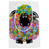 Mooie regenboogschaap van de familie medium cadeauzakje (Voorkant)