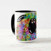 Mooie regenboogschaap van de familie mok (Voorkant links)