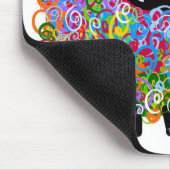 Mooie regenboogschaap van de familie muismat (Hoek)