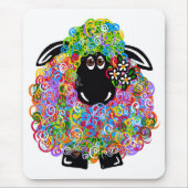 Mooie regenboogschaap van de familie muismat (Voorkant)