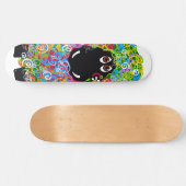 Mooie regenboogschaap van de familie persoonlijk skateboard (Horizontaal)