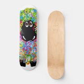 Mooie regenboogschaap van de familie persoonlijk skateboard (Voorkant)