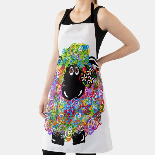 Mooie regenboogschaap van de familie schort (Insitu)