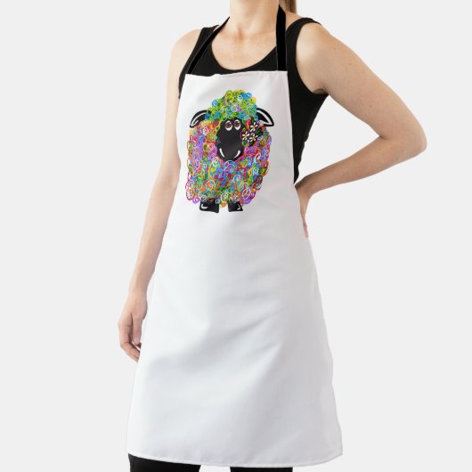 Mooie regenboogschaap van de familie schort (Insitu)