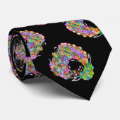 Mooie regenboogschaap van de familie stropdas (Opgerold)